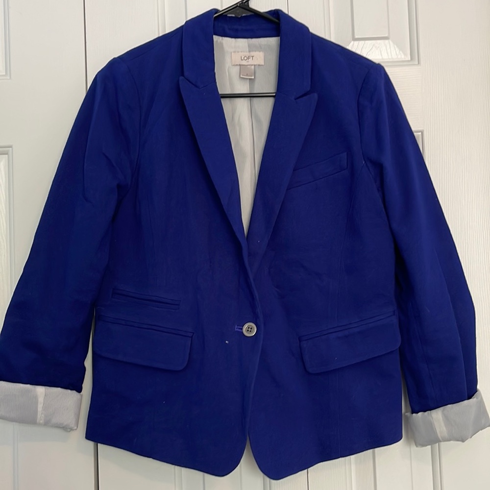 Loft royal blue blazer